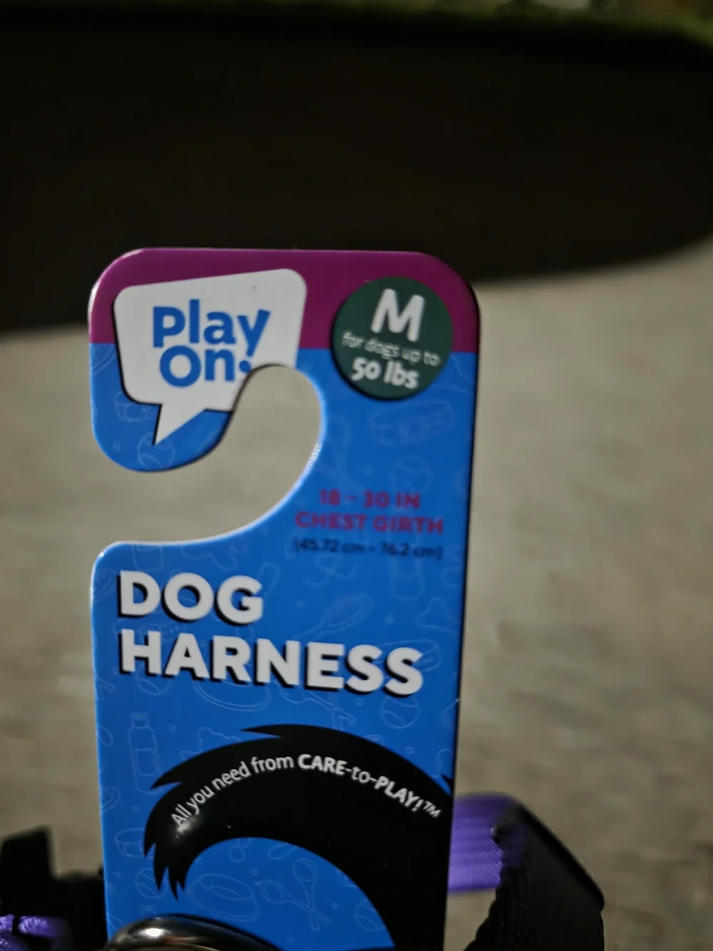 Play On Purple Dog Harness - Medium Up To 50lbs